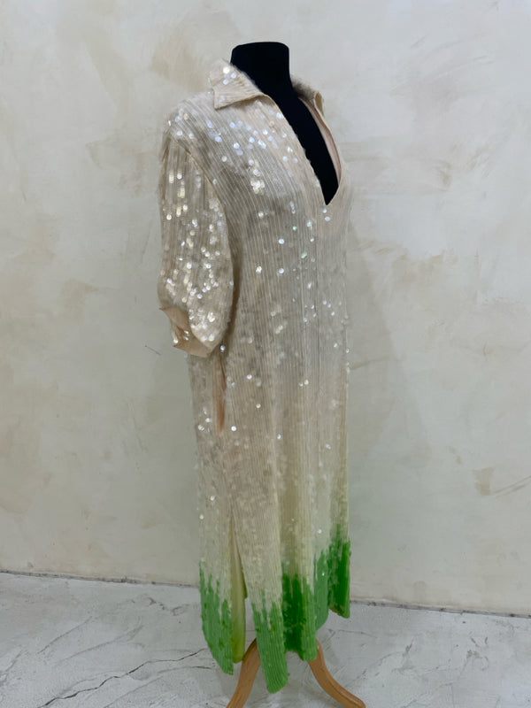DHRUV KAPOOR Size S Cream Dress