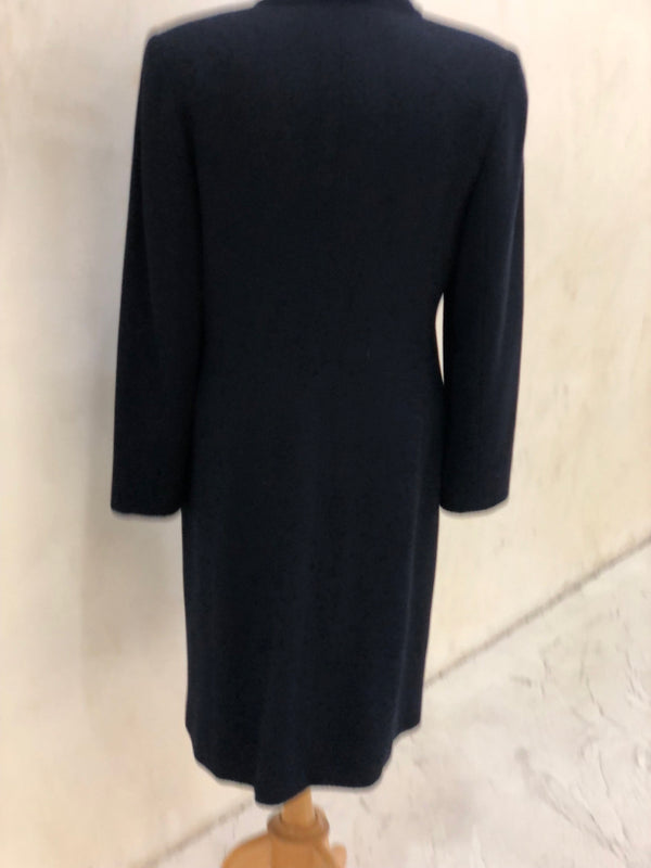 VALENTINO Size 12 Navy Coat