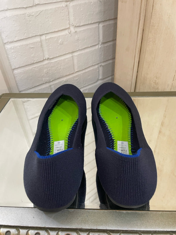 ROTHY'S Size 7.5 Navy Flats