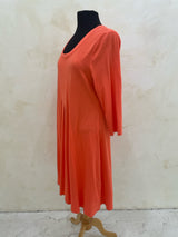 SOFT SURROUNDINGS Size L Tangerine Dress