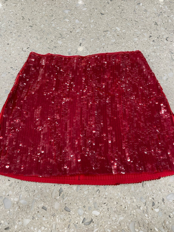 J CREW Size 8 Red Skirt