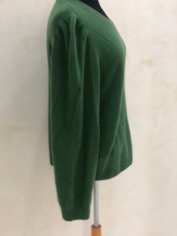 ANTONIO MELANI Size XL Green L/S TOP