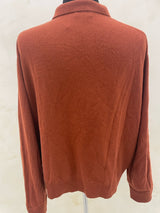 J CREW Size XL Rust L/S TOP