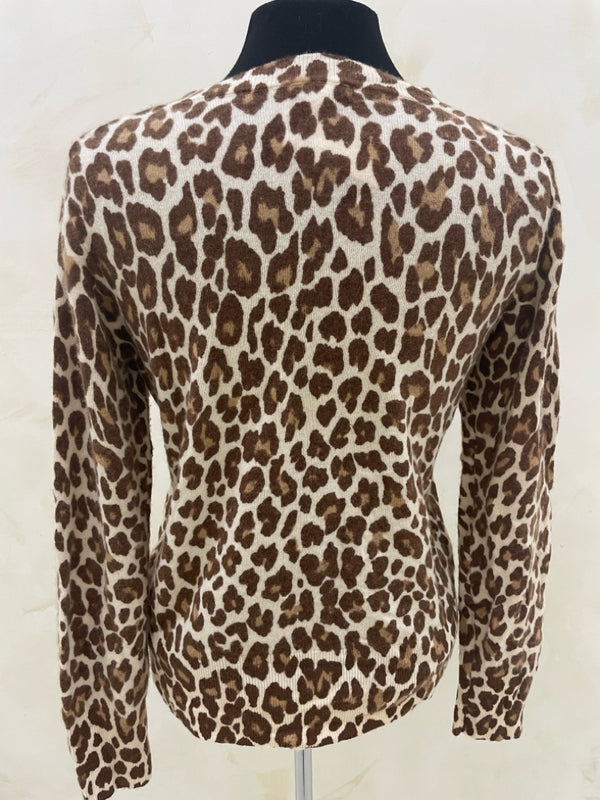 J CREW Size M Brown L/S TOP