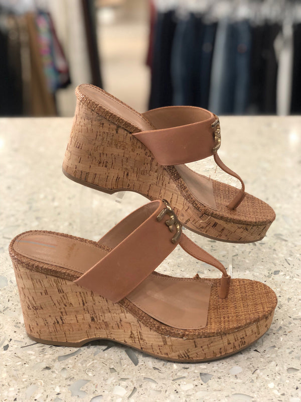 SAM EDELMAN Size 7.5 Tan Sandals