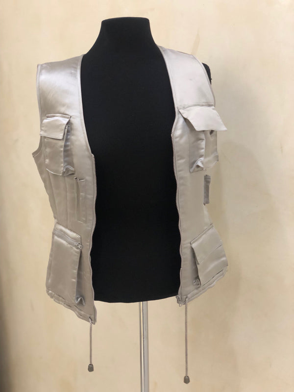 DIANE VON FURST Size S Grey Vest