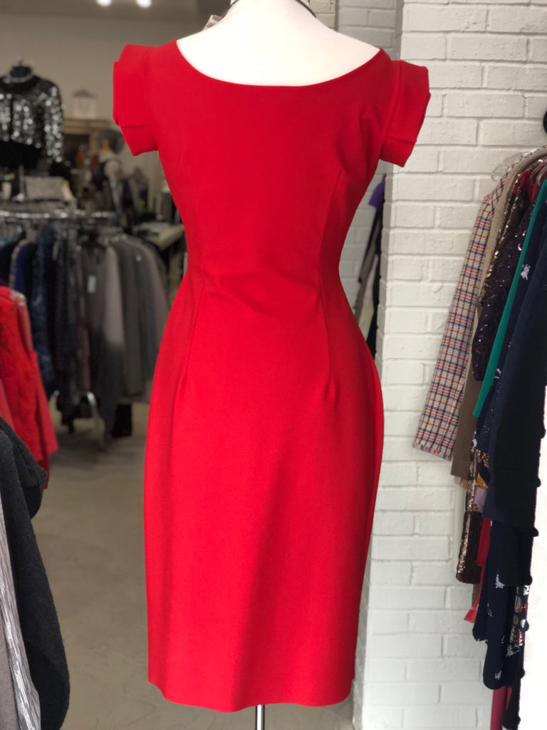 CHIARA BONI Size M Red Dress