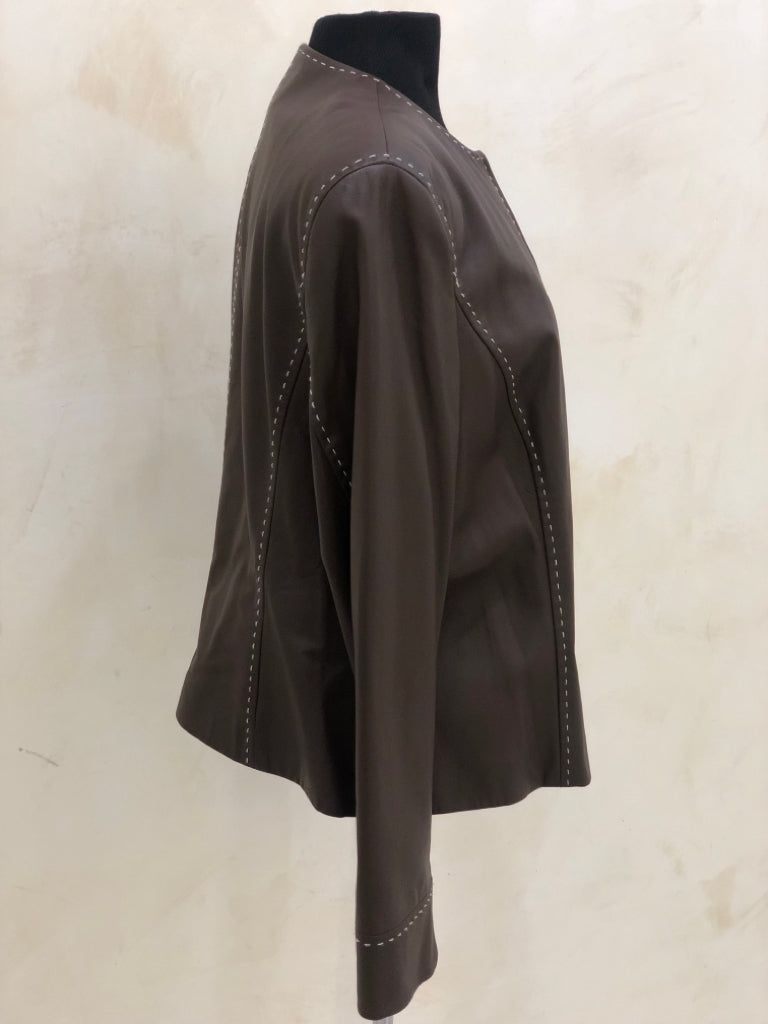 ESCADA Size L Brown Jacket