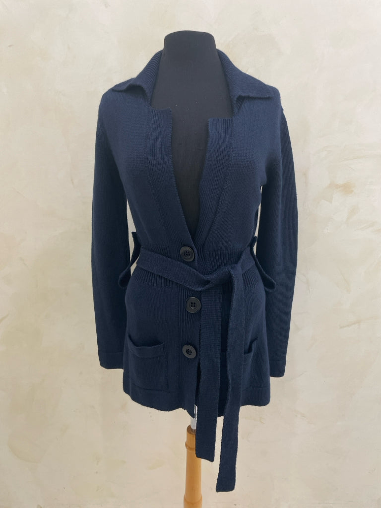 CHLOE Size S Navy Cardigan