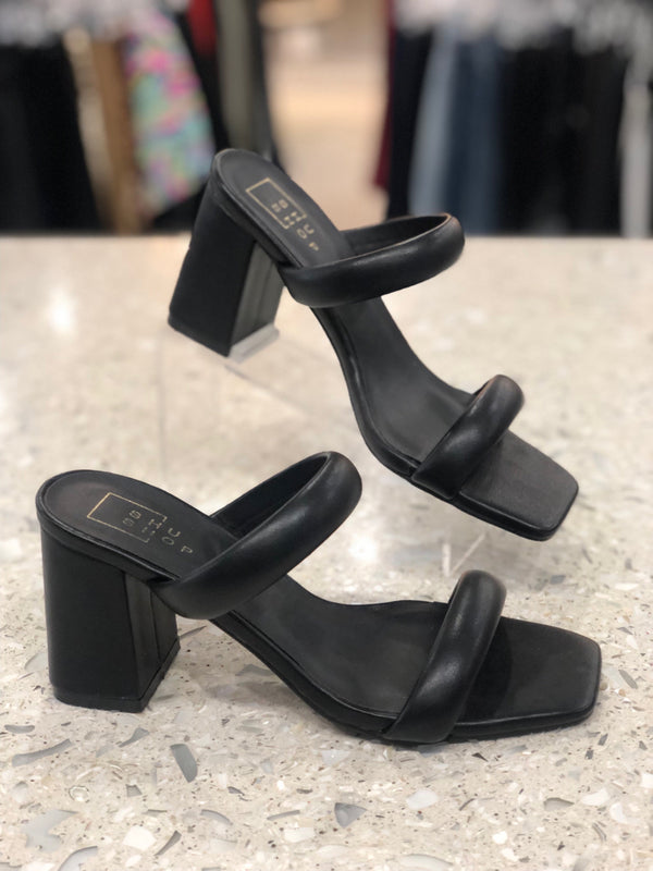 SHU SHOP Size 6 Black Sandals