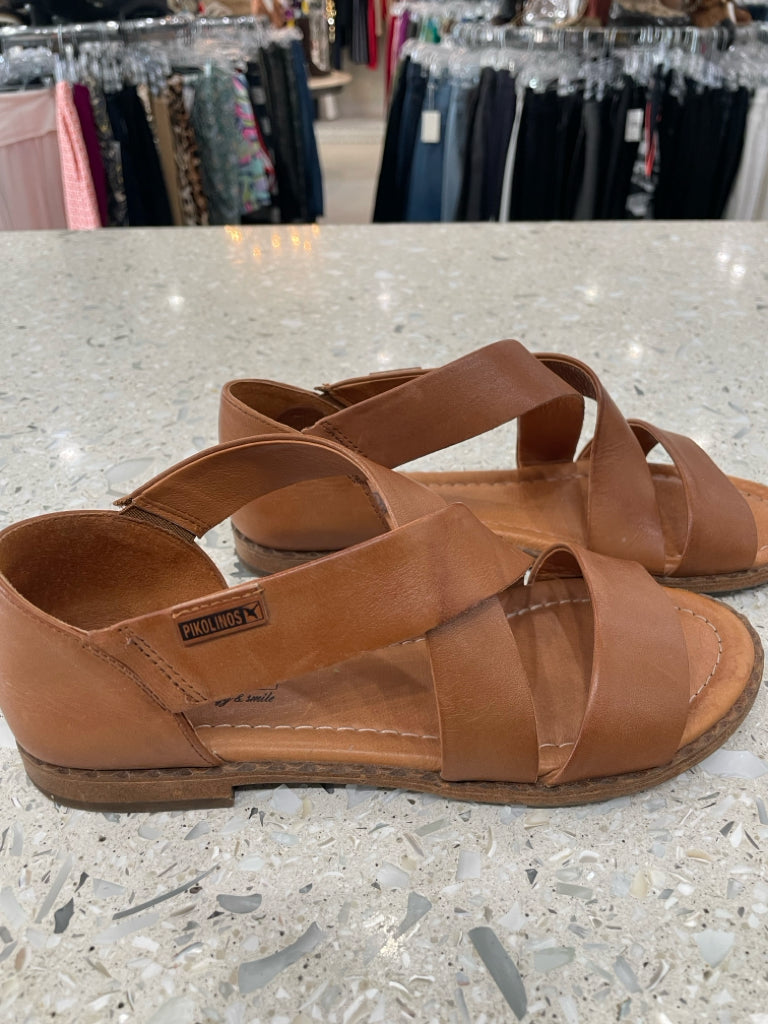 PIKOLINOS Size 37 Brown Sandals