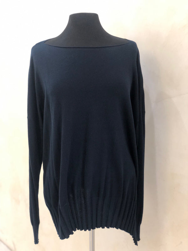 PLANET Size L Navy L/S TOP