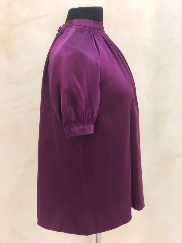 PROENZA SCHOULER Size 4 Purple S/S TOP