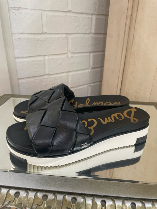 SAM EDELMAN Size 5 Black Sandals