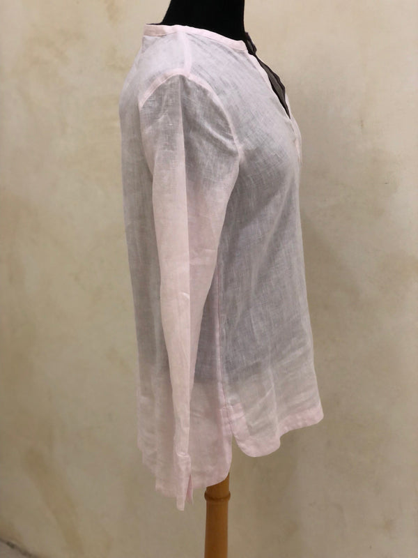 SAKS FIFTH AVENUE Size S Pink L/S TOP