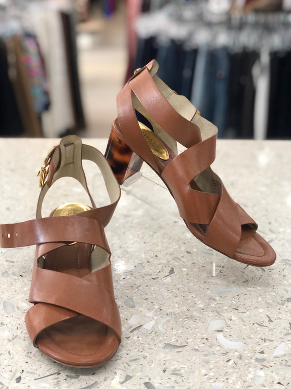 MICHAEL KORS Size 7 Brown Sandals