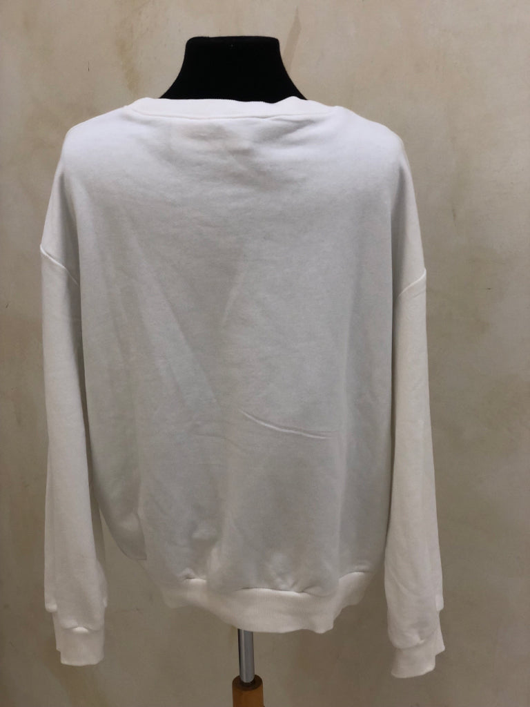 Size L White L/S TOP