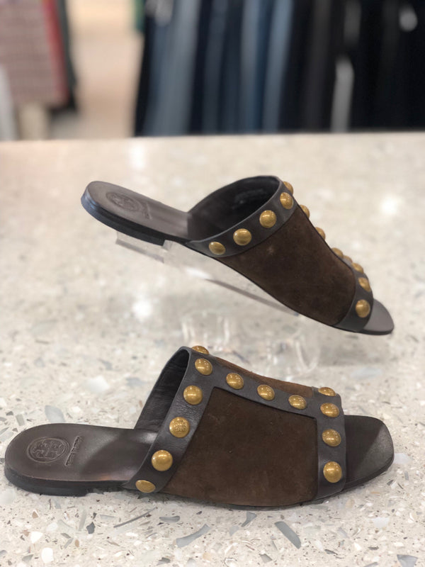 TORY BURCH Size 7 Brown Sandals