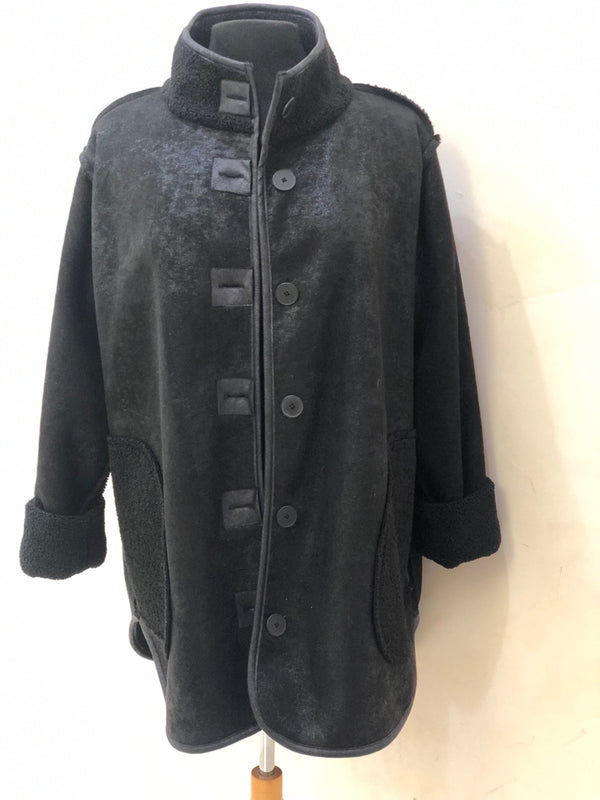 SYMPLI Size L Black Coat