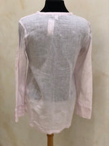 SAKS FIFTH AVENUE Size S Pink L/S TOP