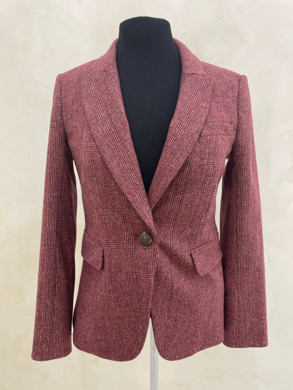 VERONICA BEARD Size 4 Brick Blazer