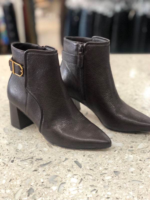 COLE HAAN Size 6 Espresso Booties