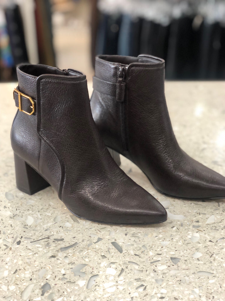 COLE HAAN Size 6 Espresso Booties