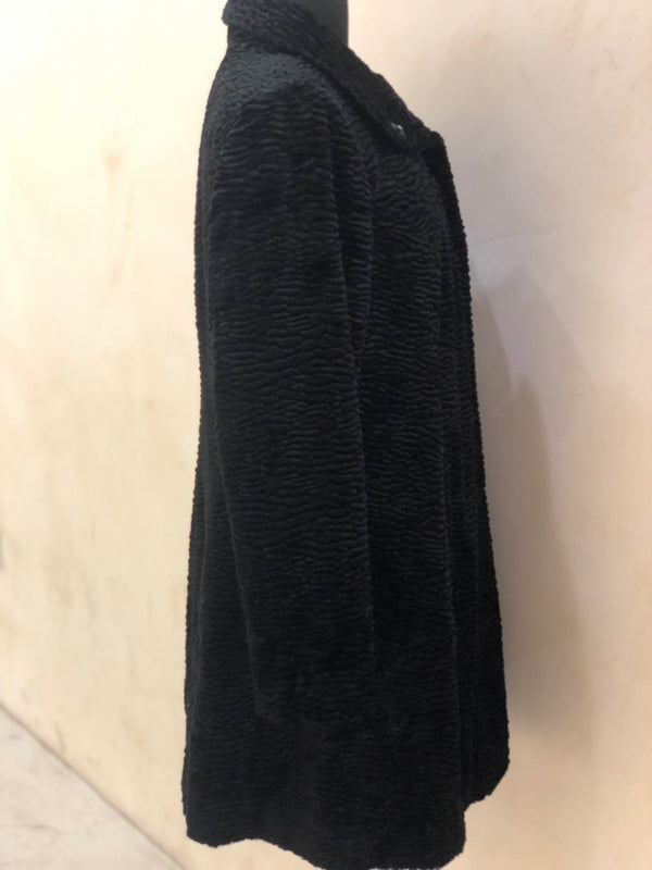 BLACK MARKET Size L Black Coat