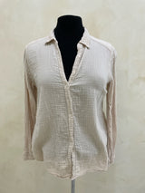 XIRENA Size S Khaki L/S TOP