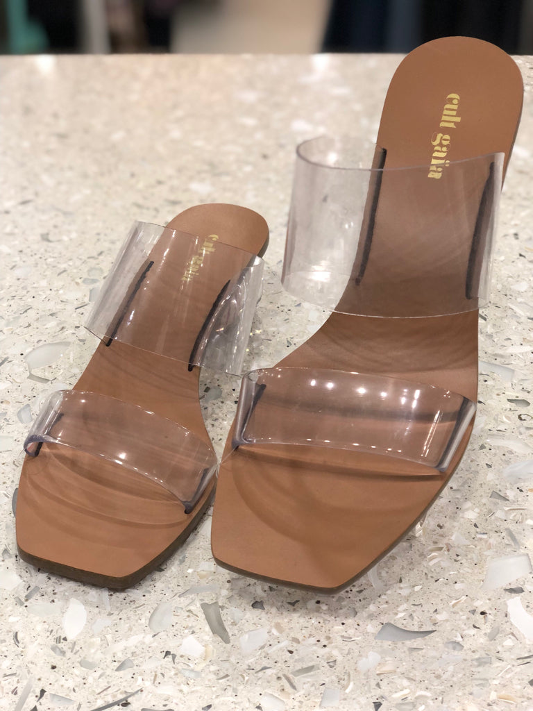 CULT GAIA Size 38 Clear Sandals