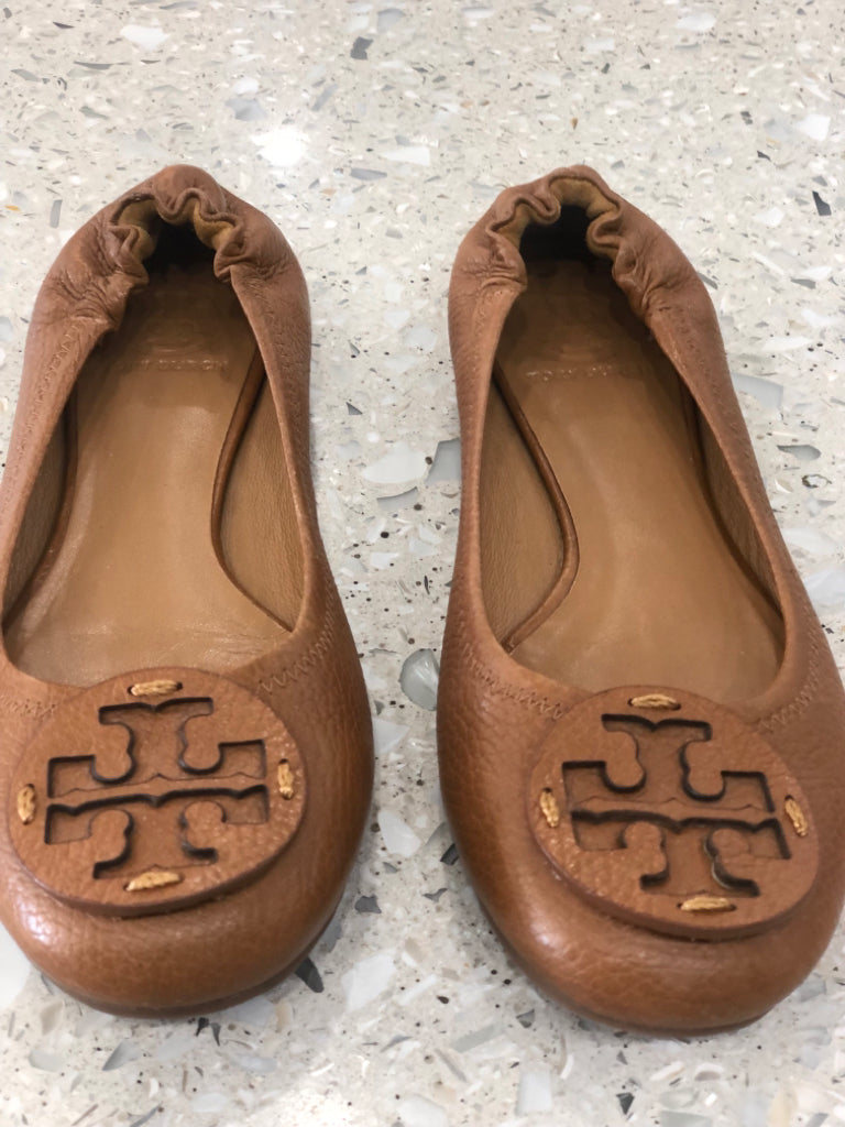 TORY BURCH Size 9 Tan Flats