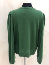 ANTONIO MELANI Size XL Green L/S TOP