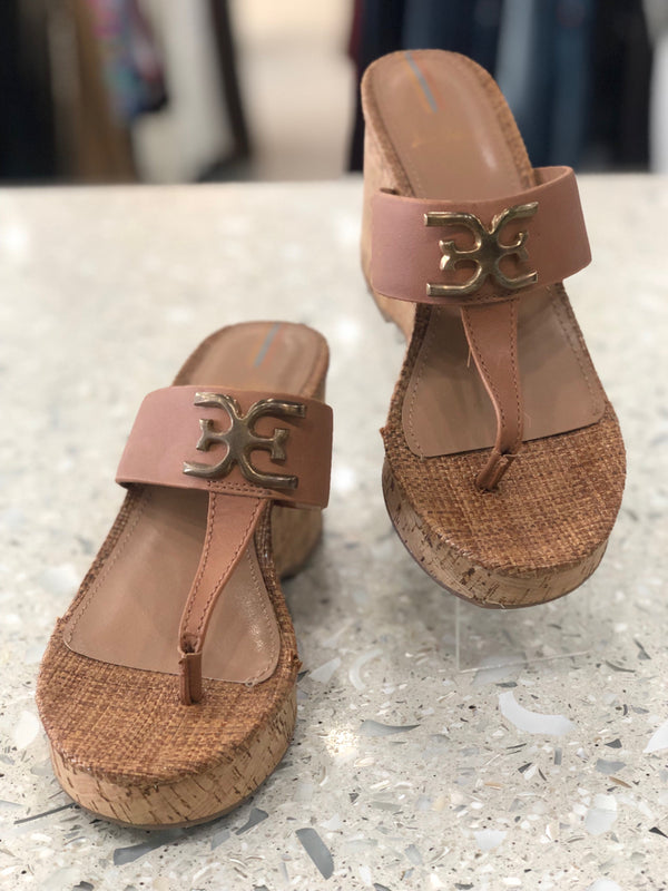 SAM EDELMAN Size 7.5 Tan Sandals