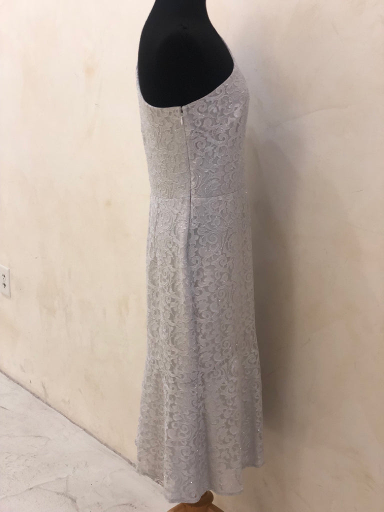 RALPH LAUREN Size 10 Silver Dress