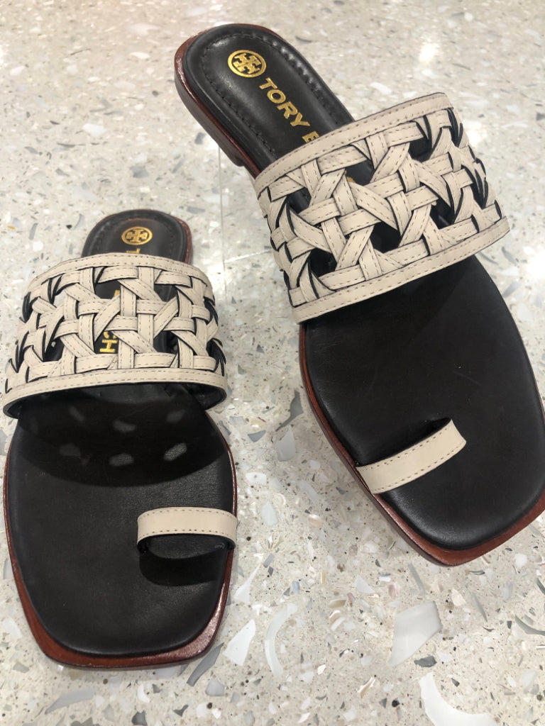 TORY BURCH Size 8 Cream Sandals