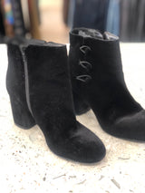 NINE WEST Size 7.5 Black Booties