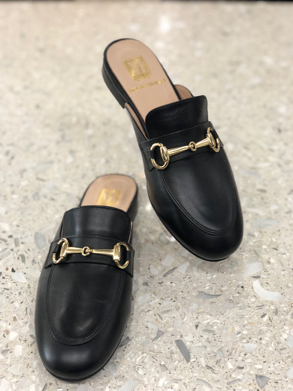 BRUNO MAGLI Size 6 Black Mules