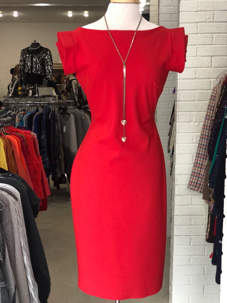 CHIARA BONI Size M Red Dress