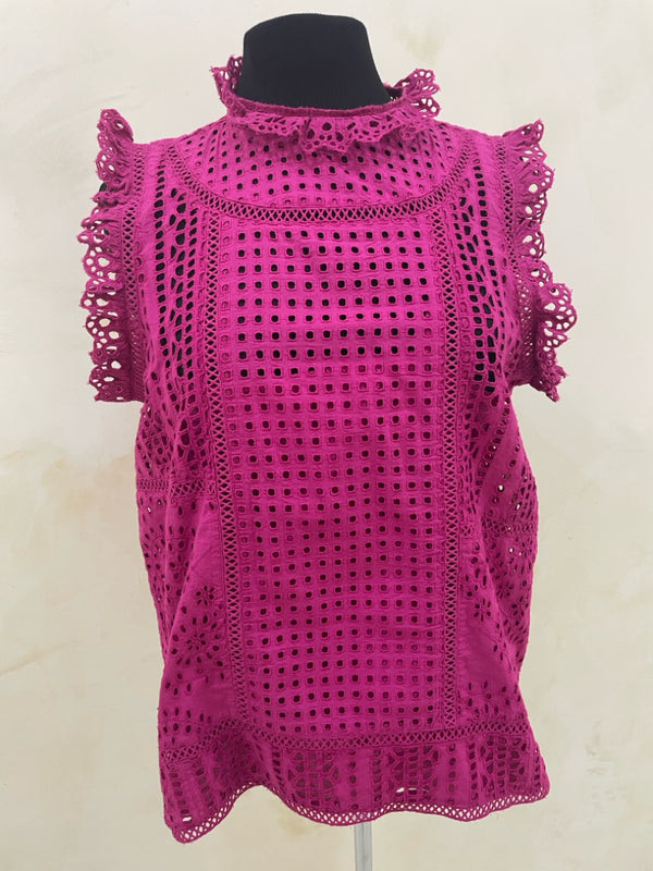 SUNDANCE Size M Raspberry S/S TOP