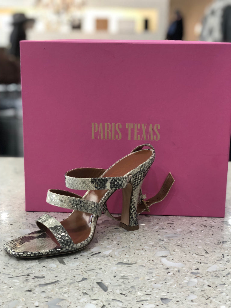 PARIS TEXAS Size 38.5 Metallic Heels