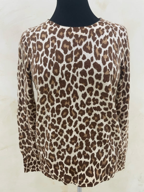 J CREW Size M Brown L/S TOP